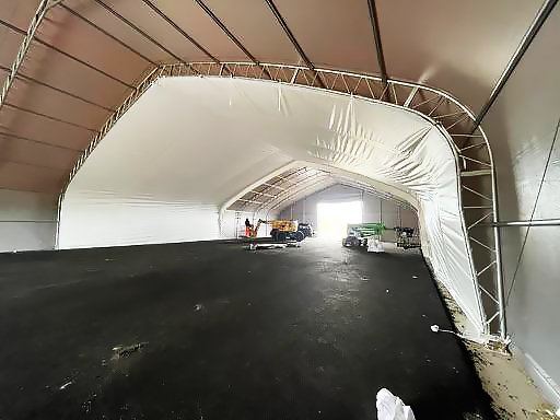60ft x 120ft x 25ft Storage tent - Varna Buildings